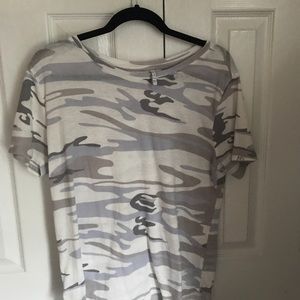 white camo top